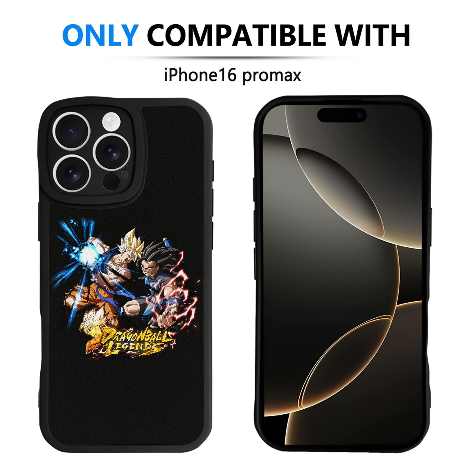（画像用） ドラゴンボール DRAGON BALL 【iPhone 16シリーズ対応】シリコンスマホケース（レザー調） 材質：シリコン